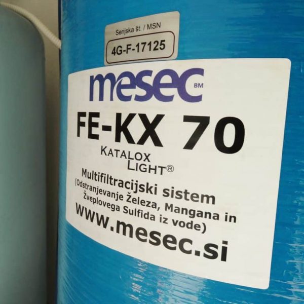 FE-KX 70 Multifiltracijski sistem za odstranjevanje železa, mangana in žveplovega sulfida iz vode