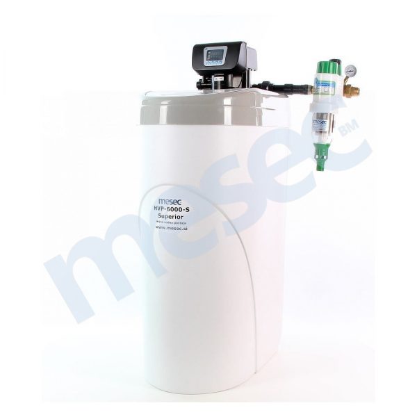 HVP namenjena za montažo kot centralni sistem za filtriranje in mehčanje vode z ionsko mehčalno napravo
